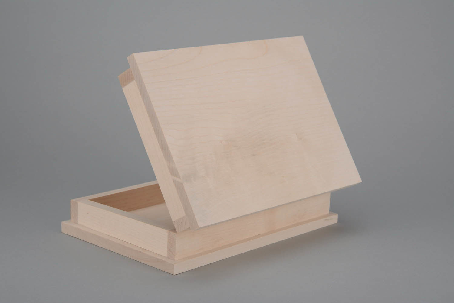 Handmade Roh-Holzschatulle für Krakelee foto 3