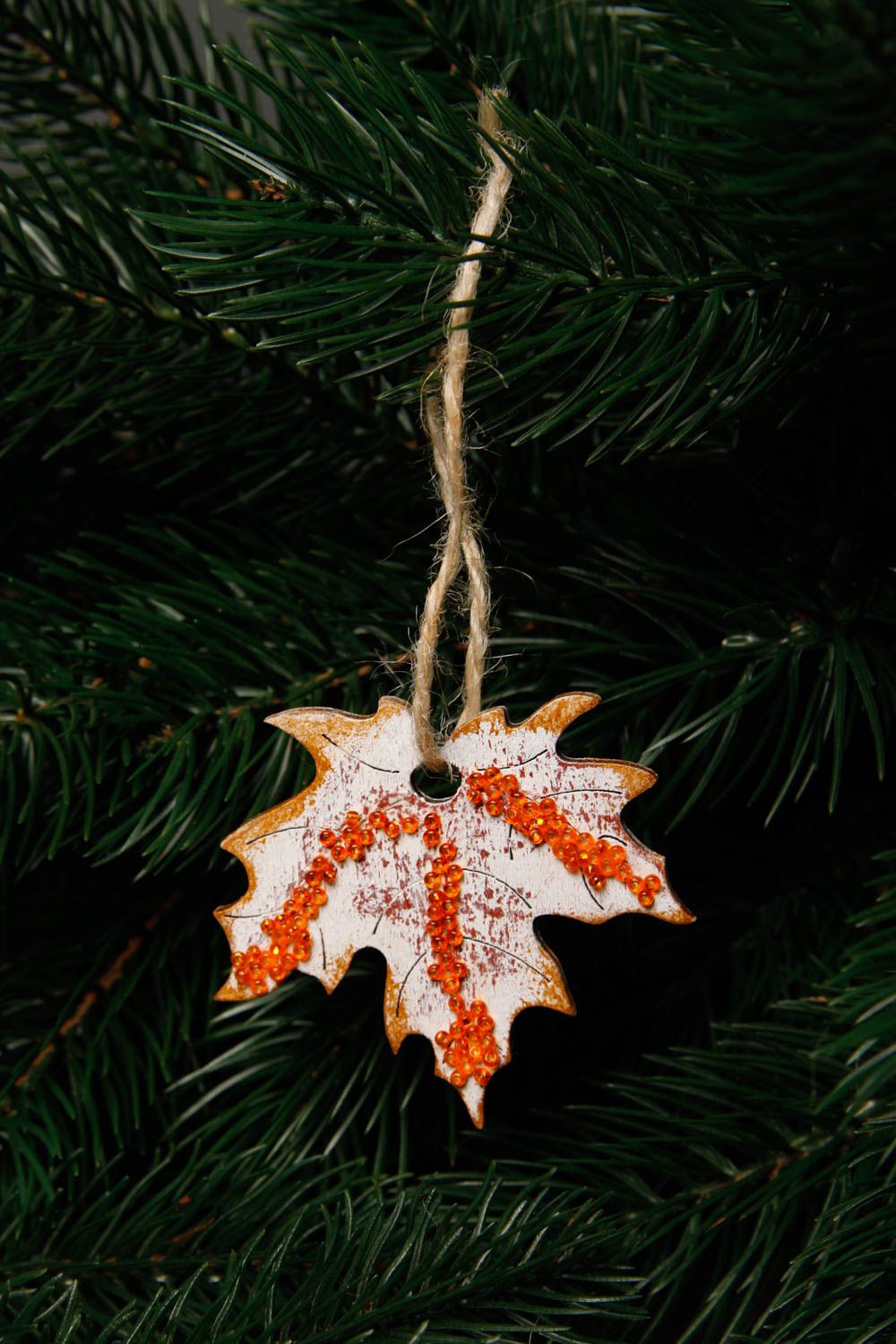 Decoración navideña artesanal elemento decorativo de madera regalo original foto 1