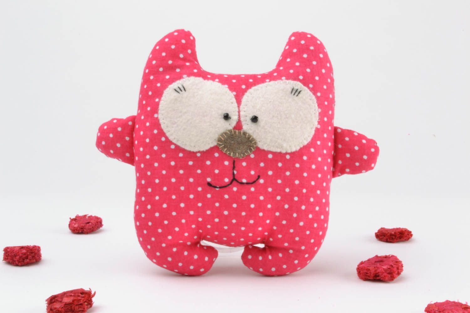 Soft toy Pink and Dotted photo 1