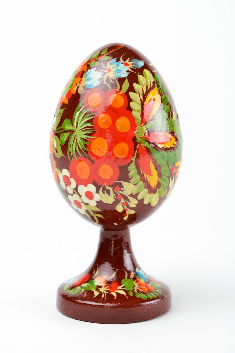 Пасхальное яйцо ручной работы декор для дома пасхальное украшение с росписью фото 4