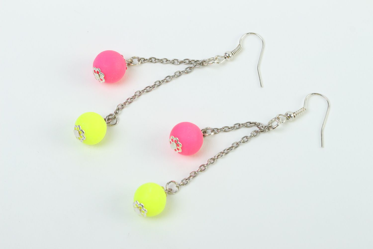 Handmade beautiful earrings stylish bright jewelry unusual accessory gift photo 2