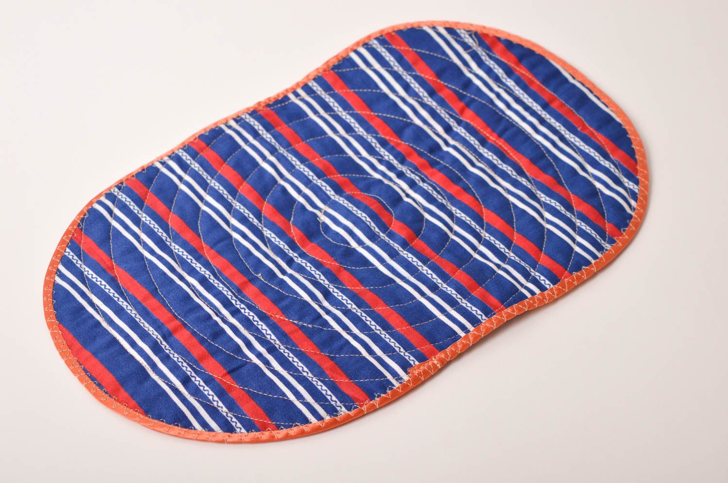 Bright handmade textile coaster hot pads kitchen design table setting ideas photo 4