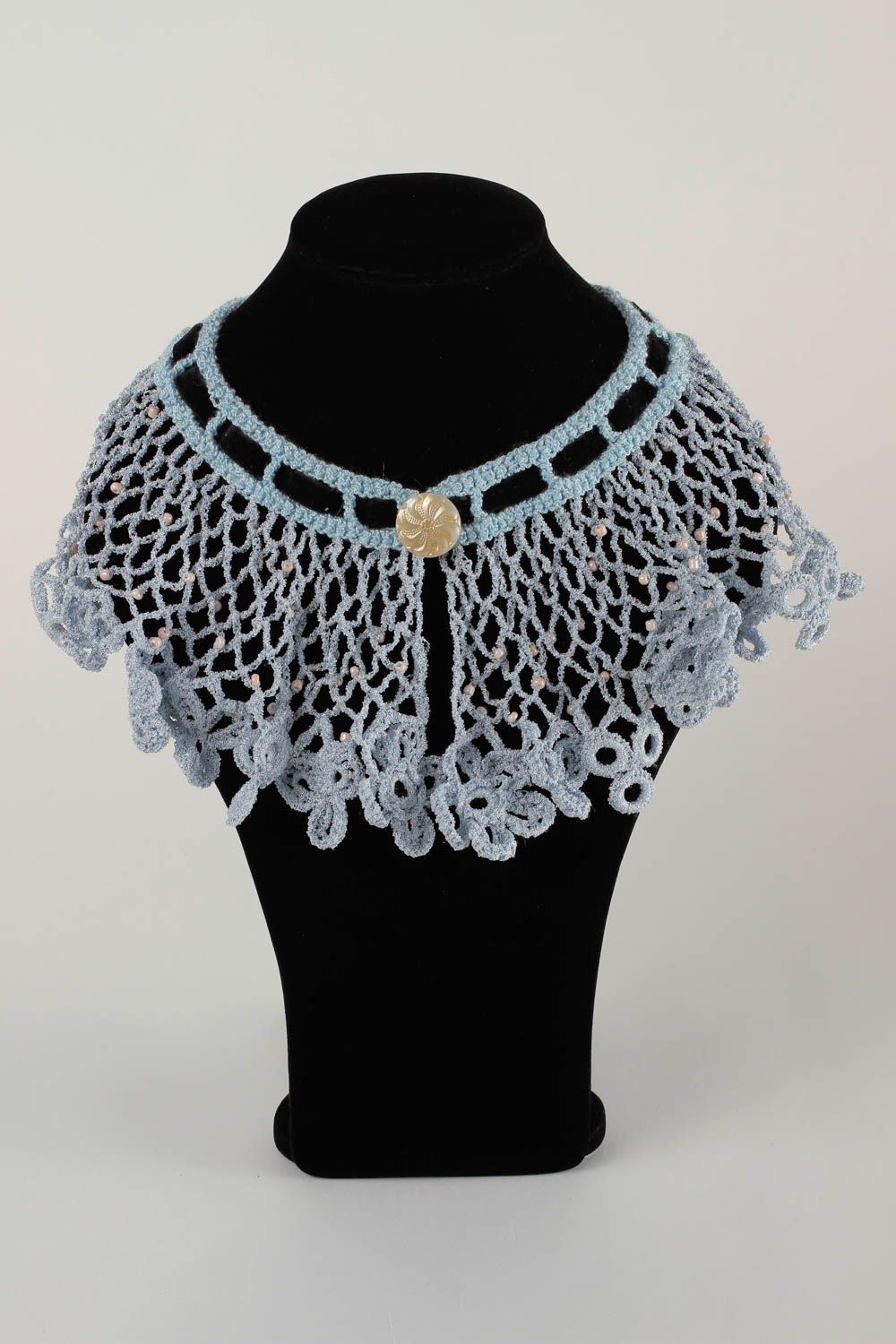 Damen Collier handgefertigt Modeschmuck Halskette Accessoire für Frauen foto 1