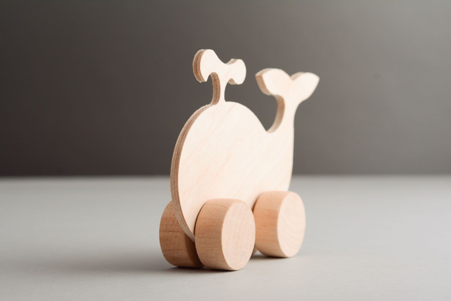 Wooden blank toy Whale photo 2