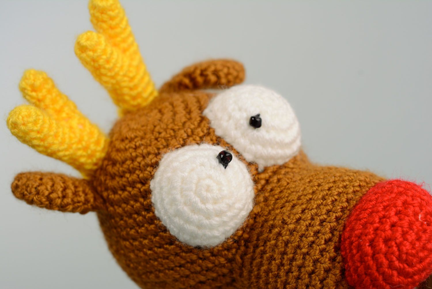 Cristmas crochet toy Rudolph Reindeer photo 2