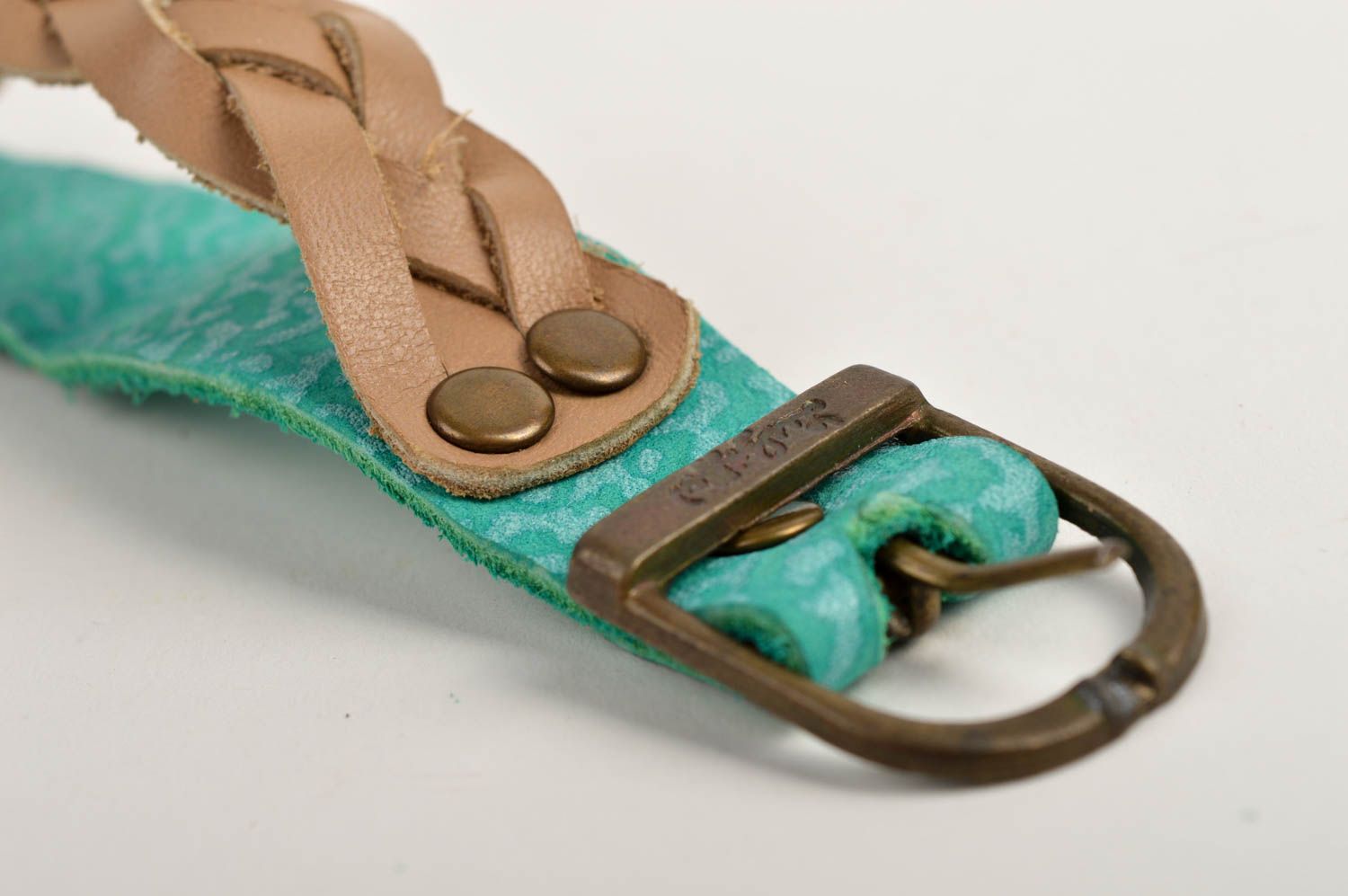 Handmade bracelet leather bracelet unusual accessory for girls gift for her photo 5