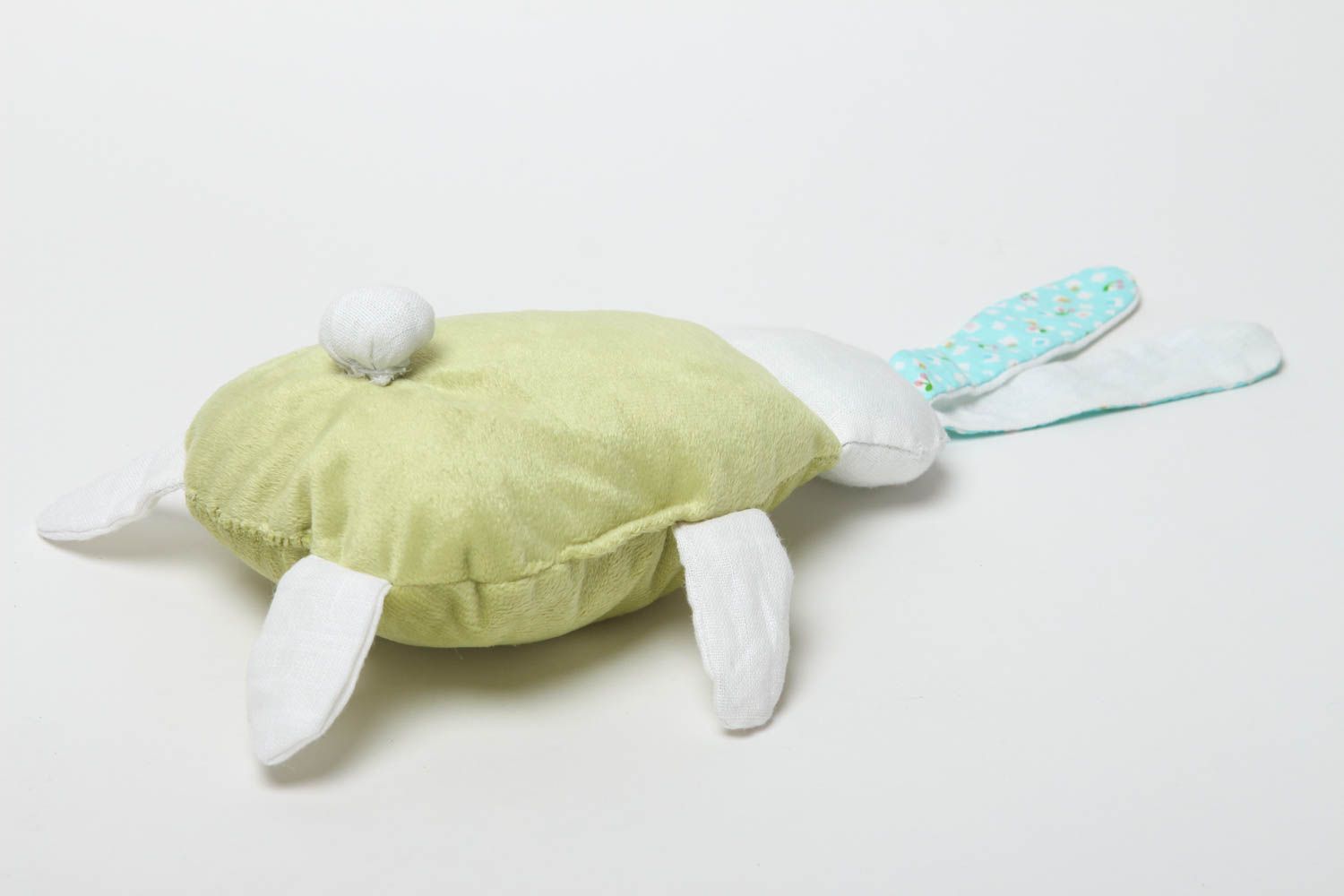 Jouet lapin endormi fait main Peluche en tissu originale Cadeau pour enfant photo 3