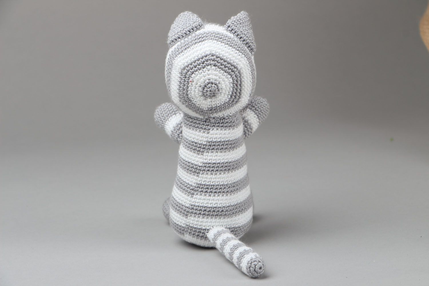 Crochet toy cat photo 3