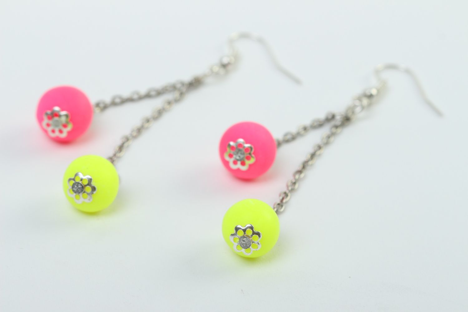 Handmade beautiful earrings stylish bright jewelry unusual accessory gift photo 5