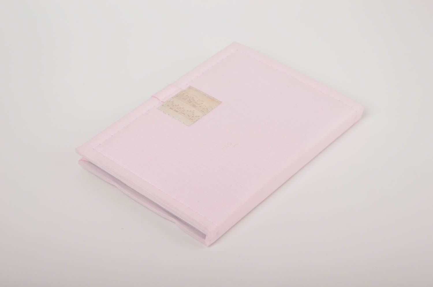 Libreta de notas artesanal rosada cuaderno de notas regalo original para chica foto 3