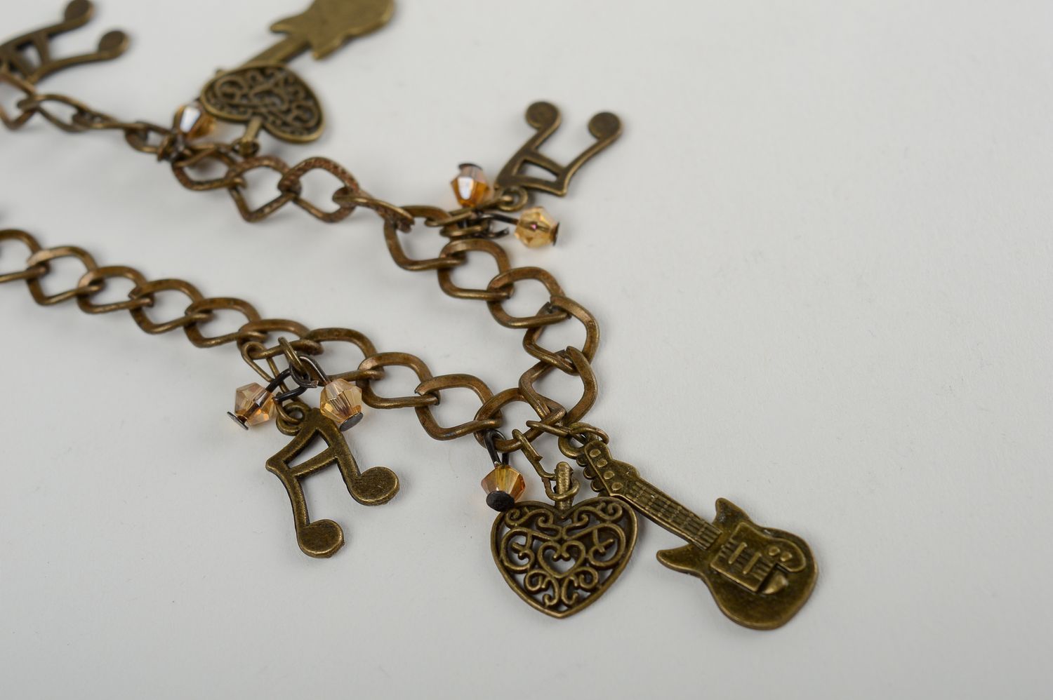 Beautiful handmade chain bracelet metal bracelet designs accessories for girls  photo 3