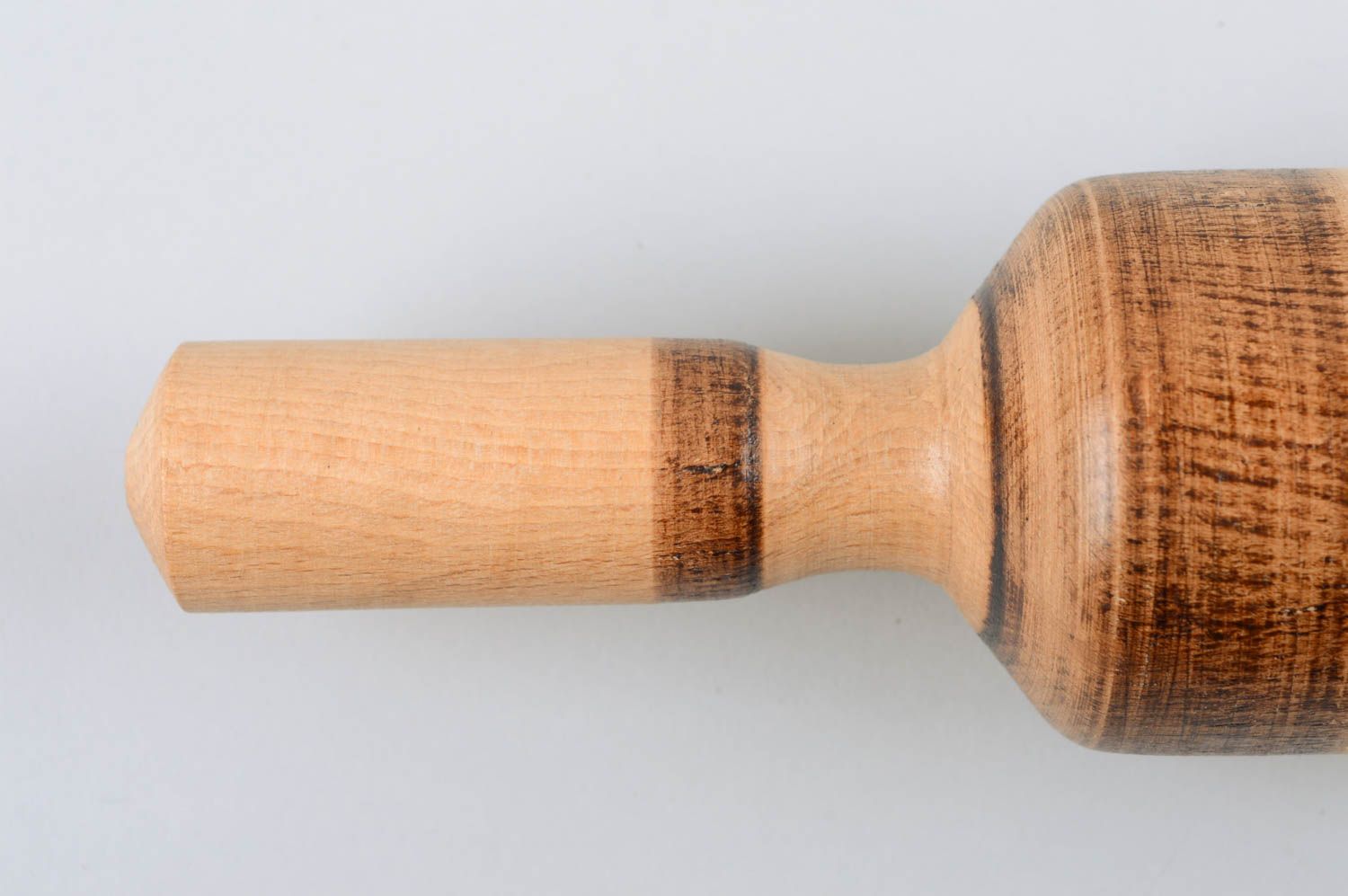 Деревянная скалка ручной работы скалка из дерева оригинальный подарок из ореха фото 3