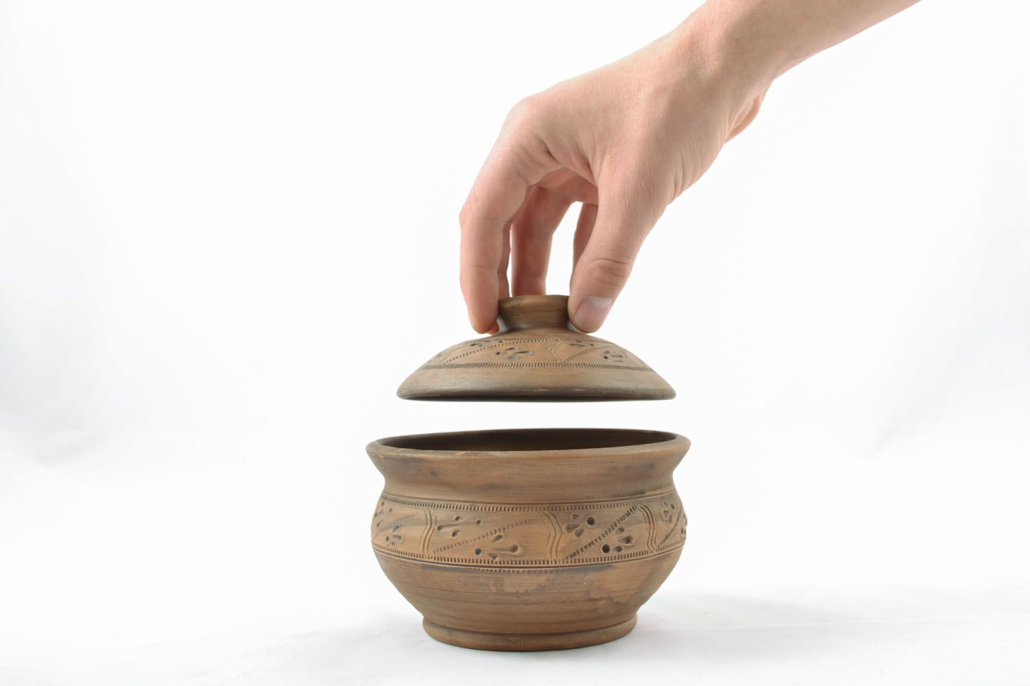 Handmade clay pot photo 4