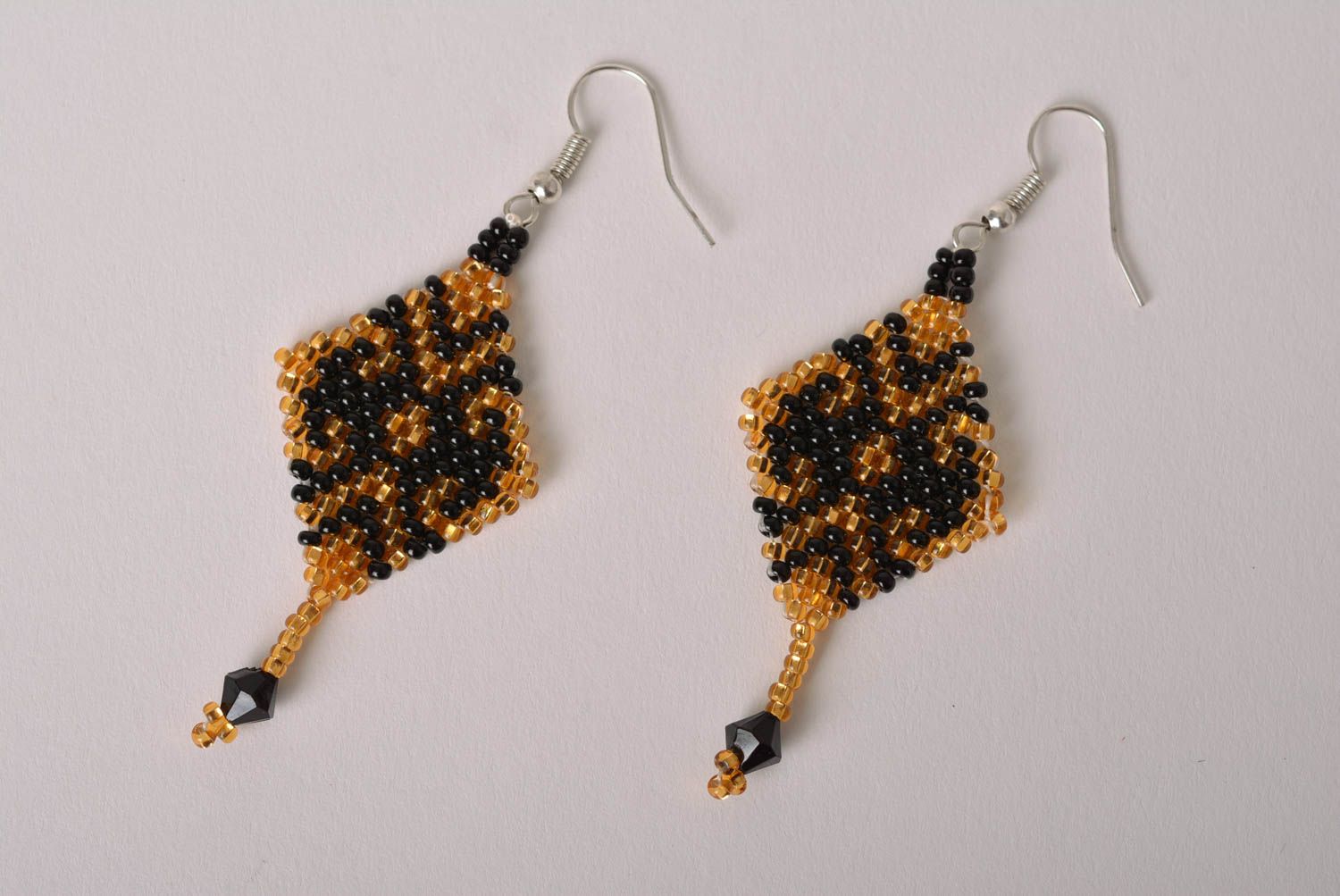 Beautiful earrings unusual accessory long earrings large earrings gift ideas photo 1