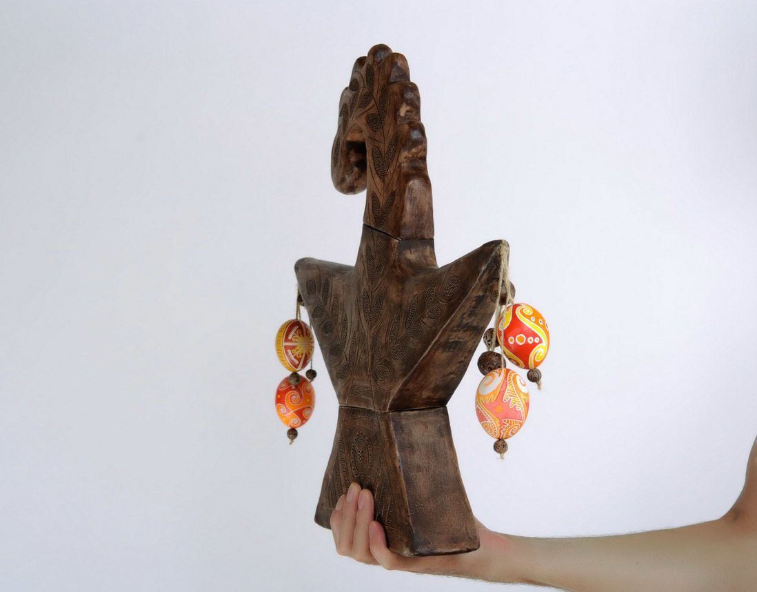 Figurine céramique faite main Protectrice de la famille photo 3