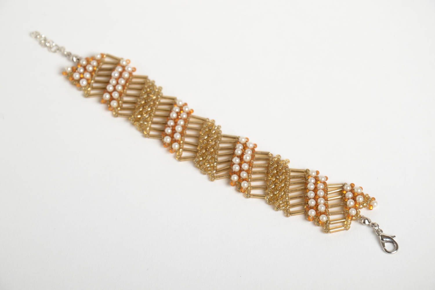 Handmade bracelet beads bracelet unusual accessory designer jewelry gift ideas photo 5