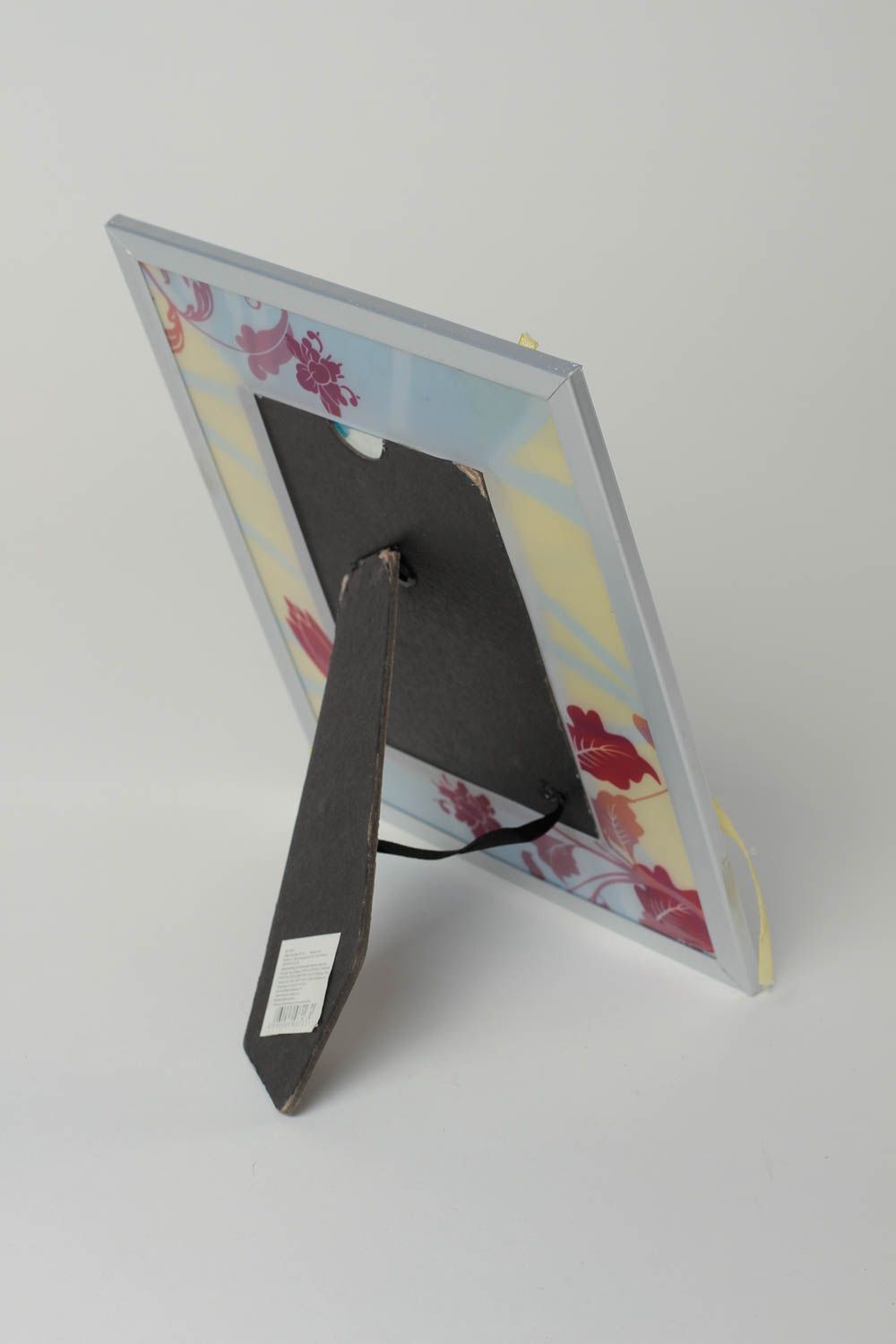 Фоторамка ручной работы рамка для фото красивая рамка с ленточным декором фото 4