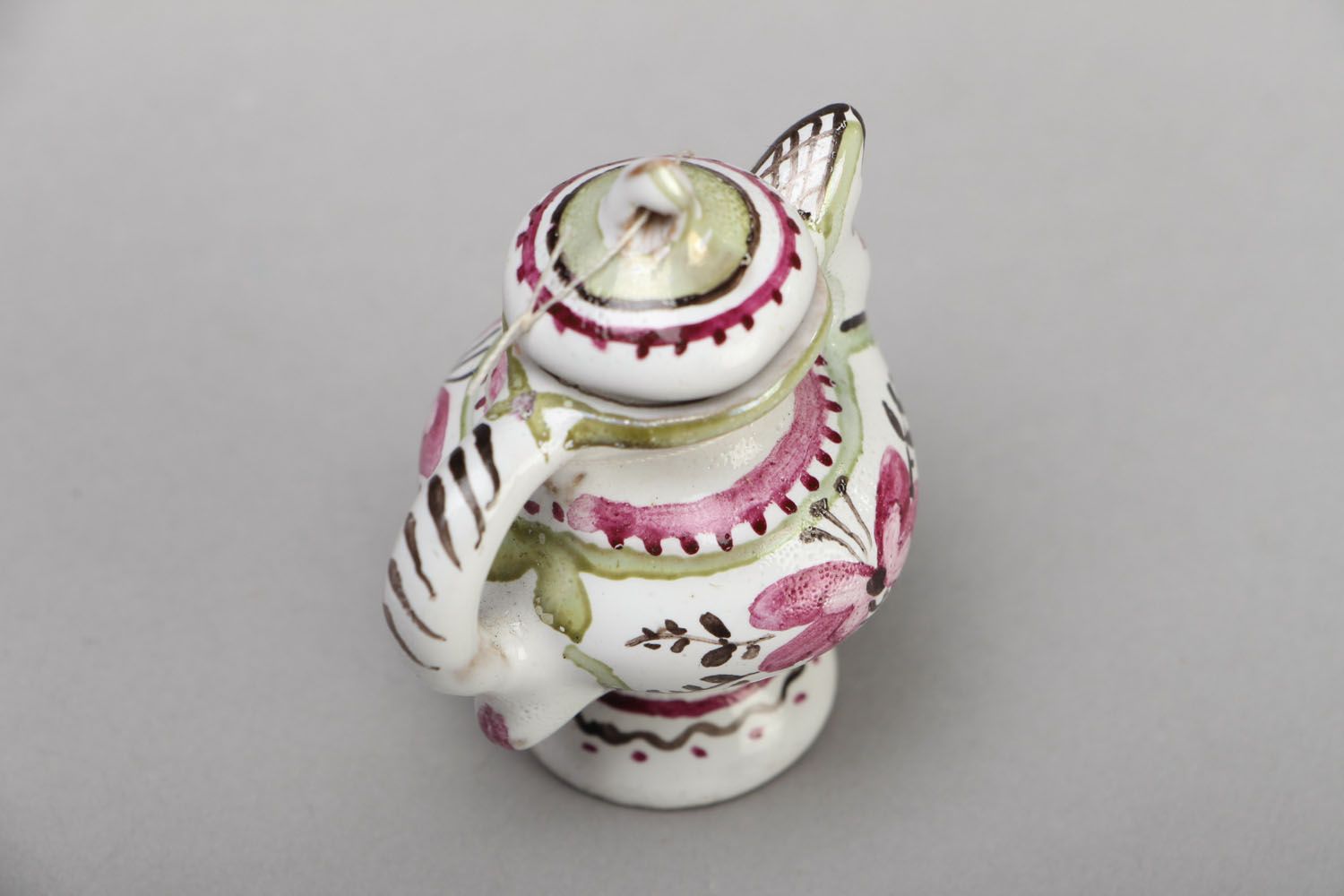 Small ceramic teapot photo 2
