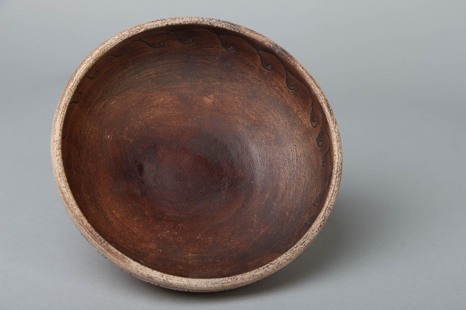 Handmade ceramic bowl photo 2