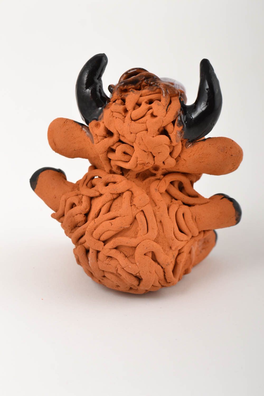 Figura decorativa artesanal de cerámica decoración de hogar ideas para regalar foto 3