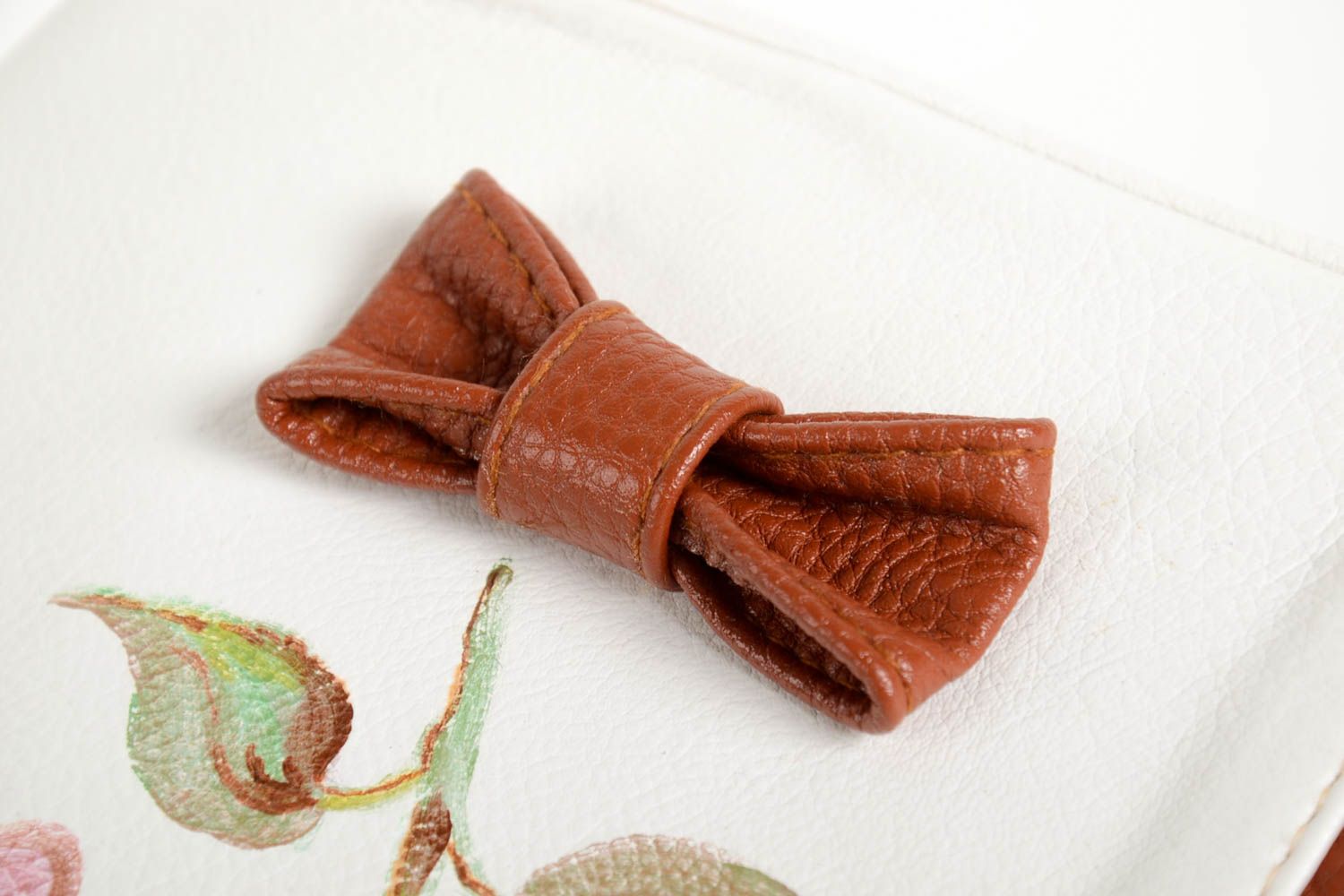 Handmade purse leather handbag leatherette pendant summer accessories for women photo 5