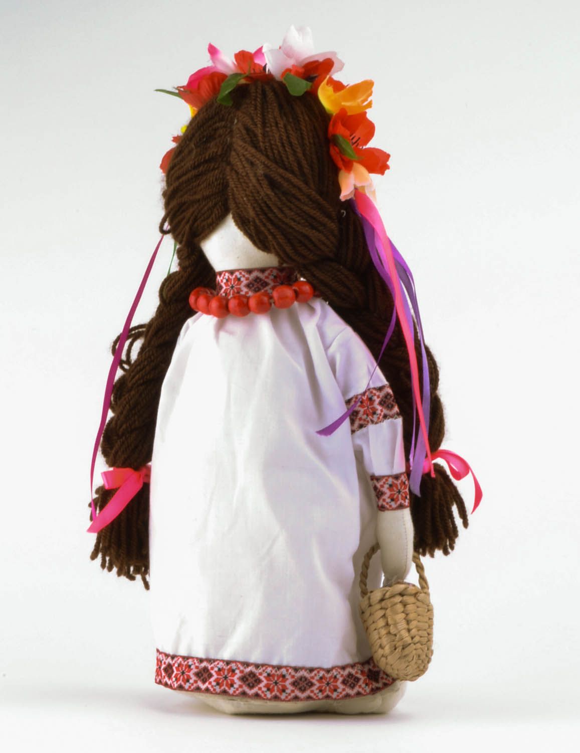 Doll in Ukrainian vishivanka shirt photo 4