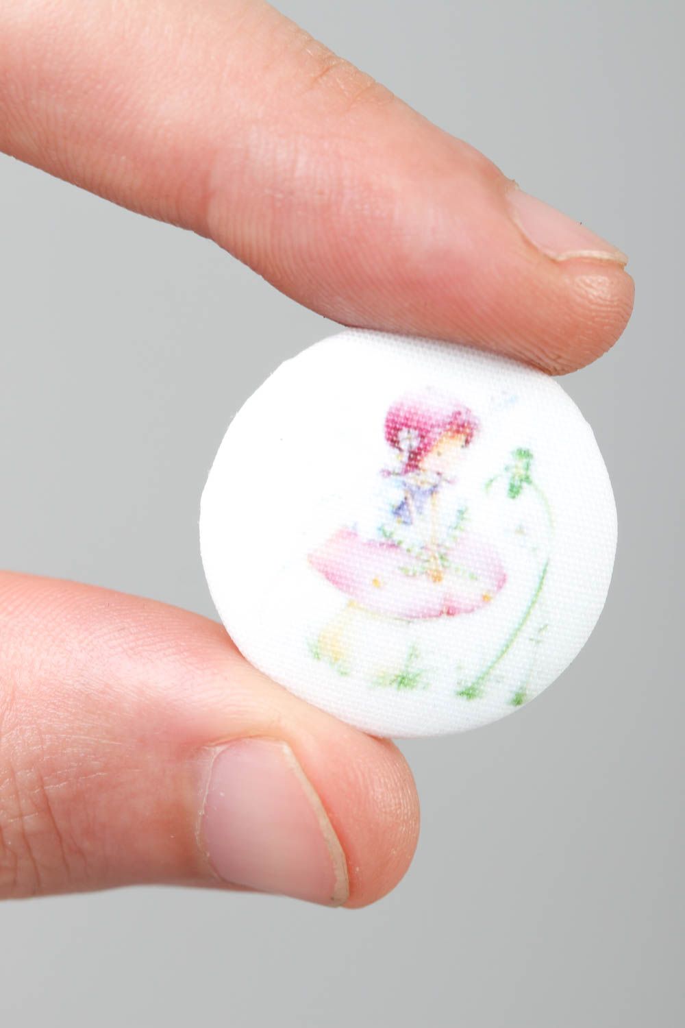 Unusual handmade plastic button handmade buttons sewing accessories gift ideas photo 5