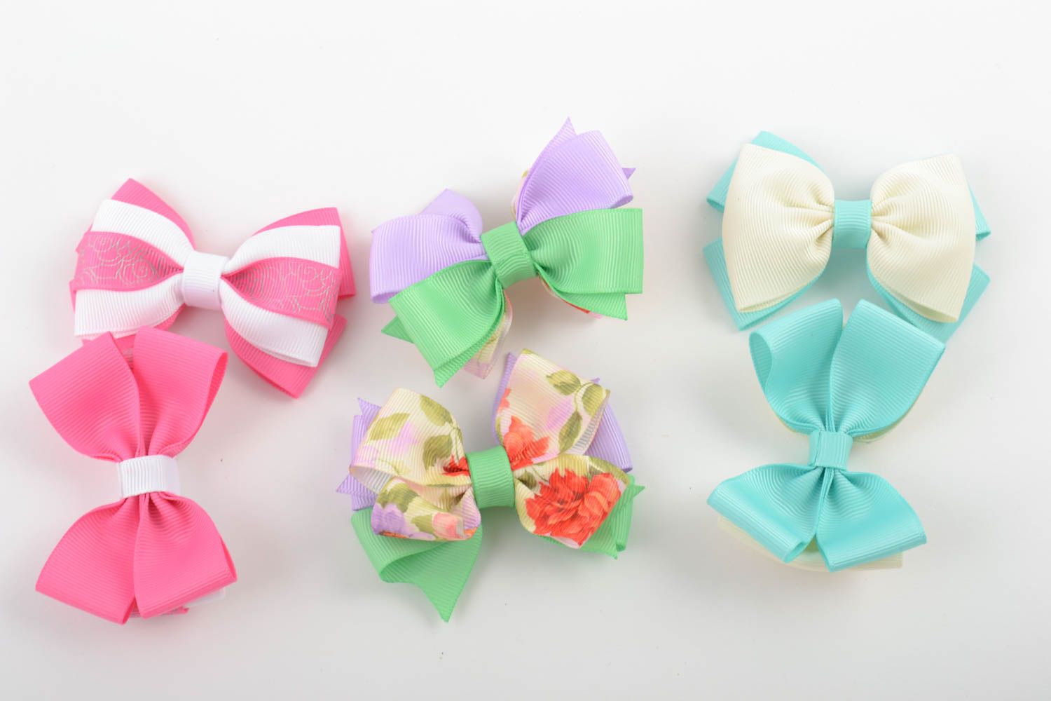 Materials for creative work handmade blank for barrette bow for hair clip photo 2