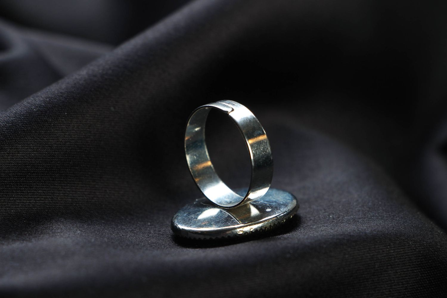 Оригинальное кольцо металлическое в стиле стимпанк фото 2