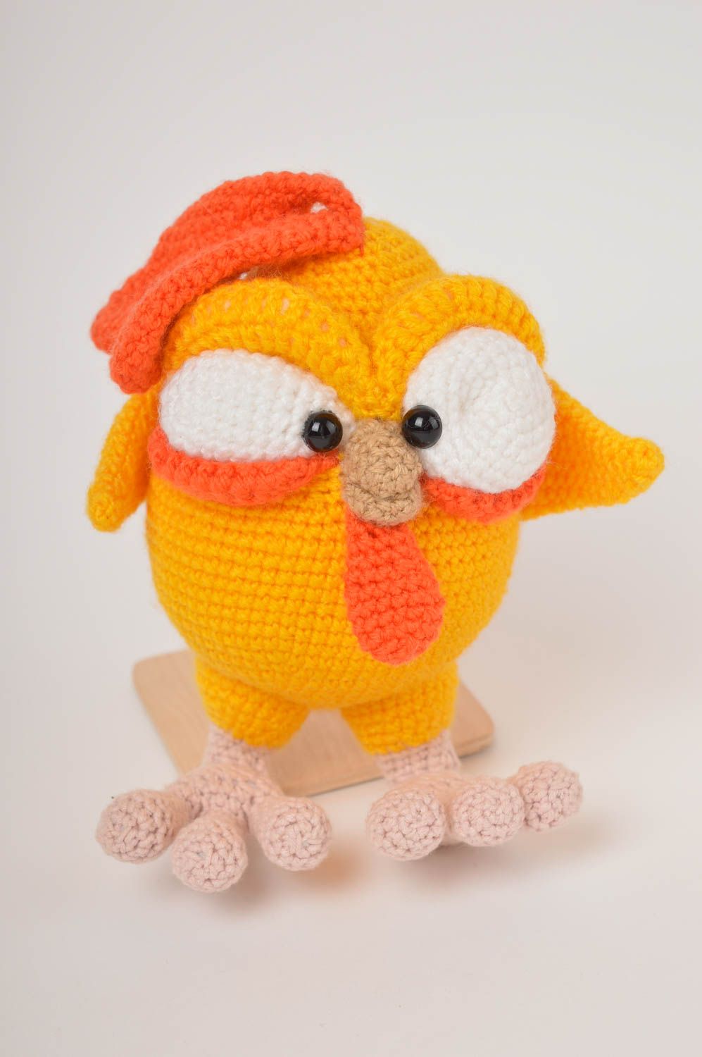 Muñeco de peluche hecho a mano juguete tejido a crochet regalo original foto 2