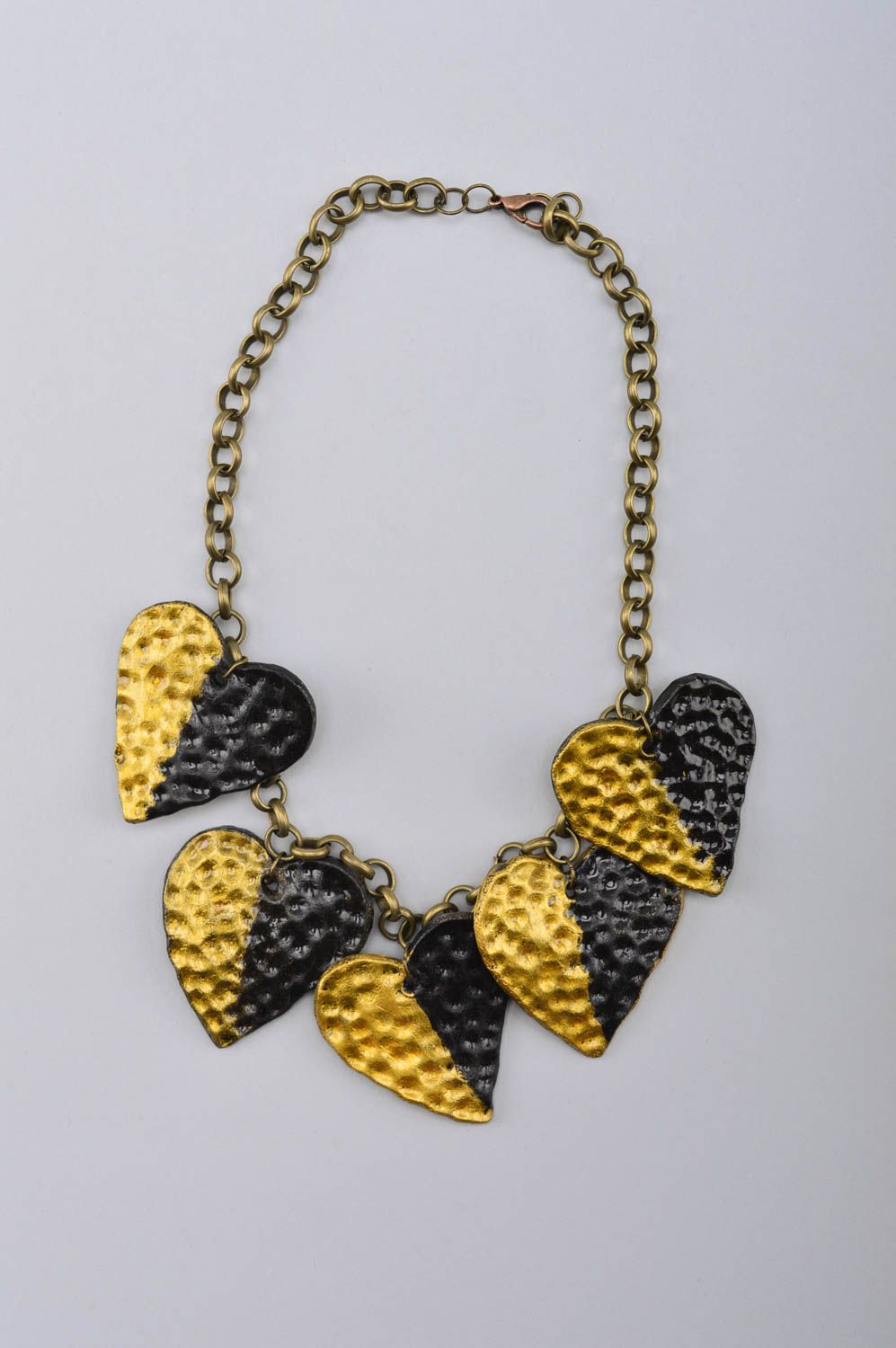 Unusual handmade bead necklace plastic necklace beautiful jewellery for girls photo 2
