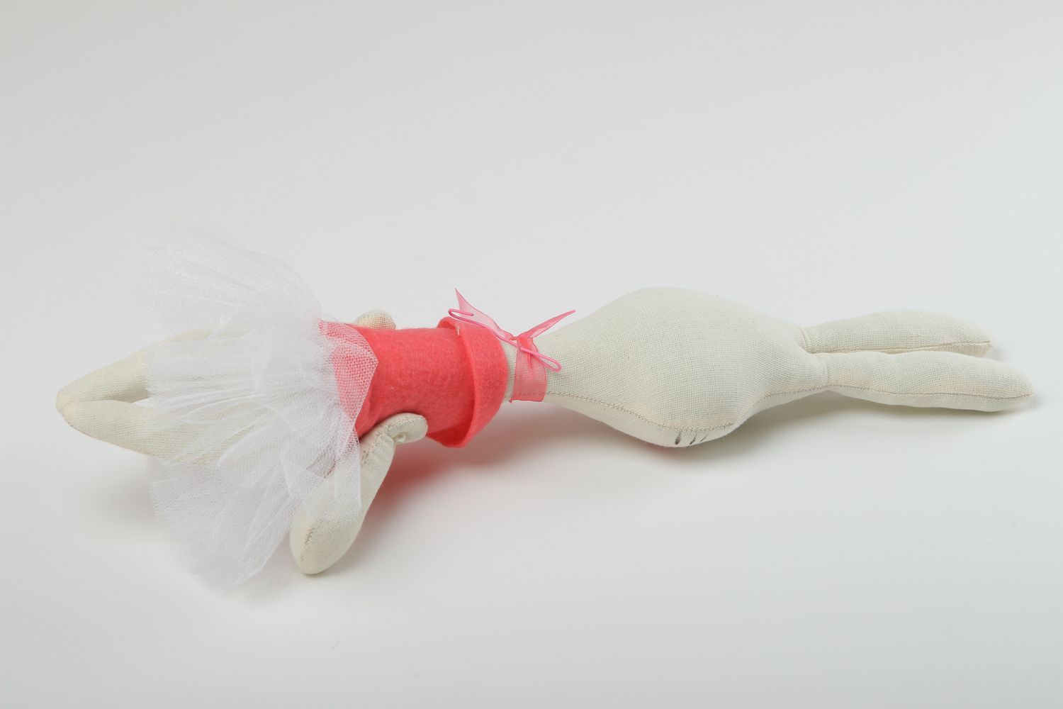 Juguete artesanal muñeco de peluche regalo original para coleccionar Conejo	 foto 4
