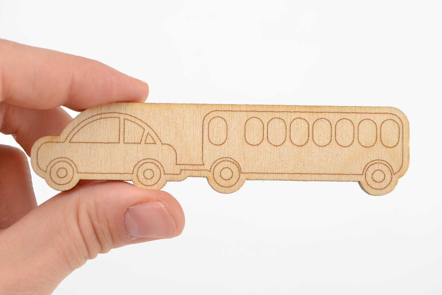Handmade Auto Figur Holz Rohlinge zum Bemalen Geschenk für Kinder originell toll foto 2