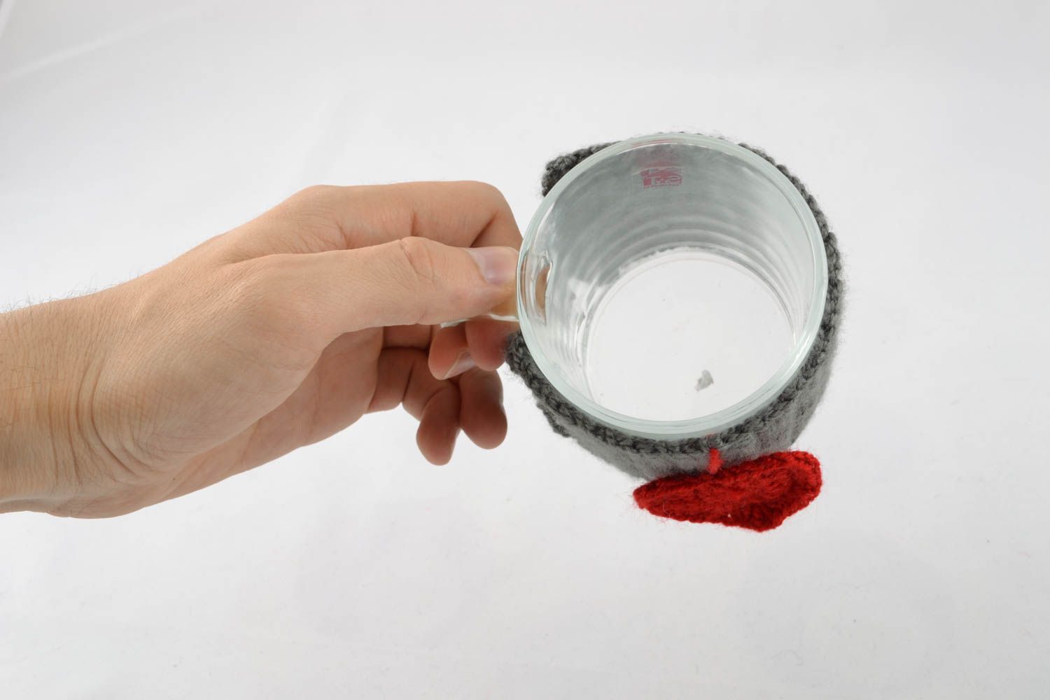 Copritazza all'uncinetto fatto a mano tazza rivestita a maglia fodera per tazze foto 4