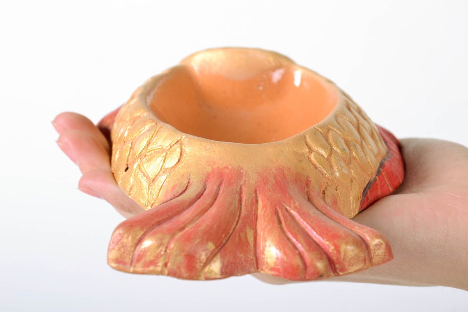 Aschenbecher aus Keramik Handarbeit foto 5