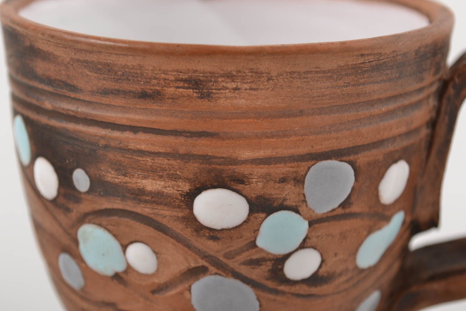 Handmade Tee Tassen Keramik Geschirr Küchen Zubehör originelle Geschenke 3 Stück foto 5