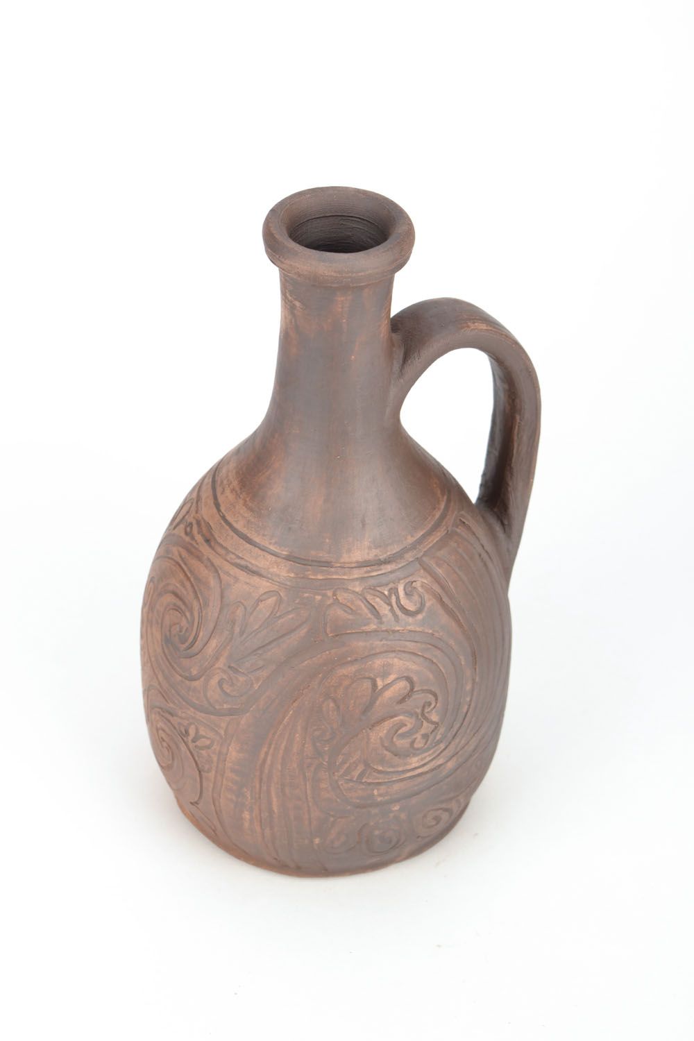 Ceramic bottle with handle photo 4