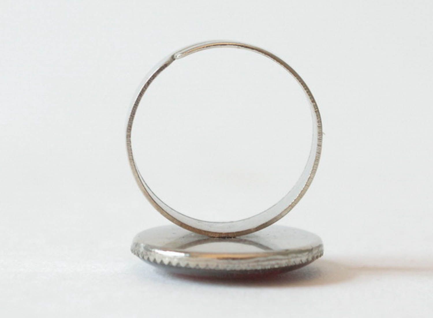 Anello vintage fatto a mano anello di metallo bello accessori originali
 foto 1