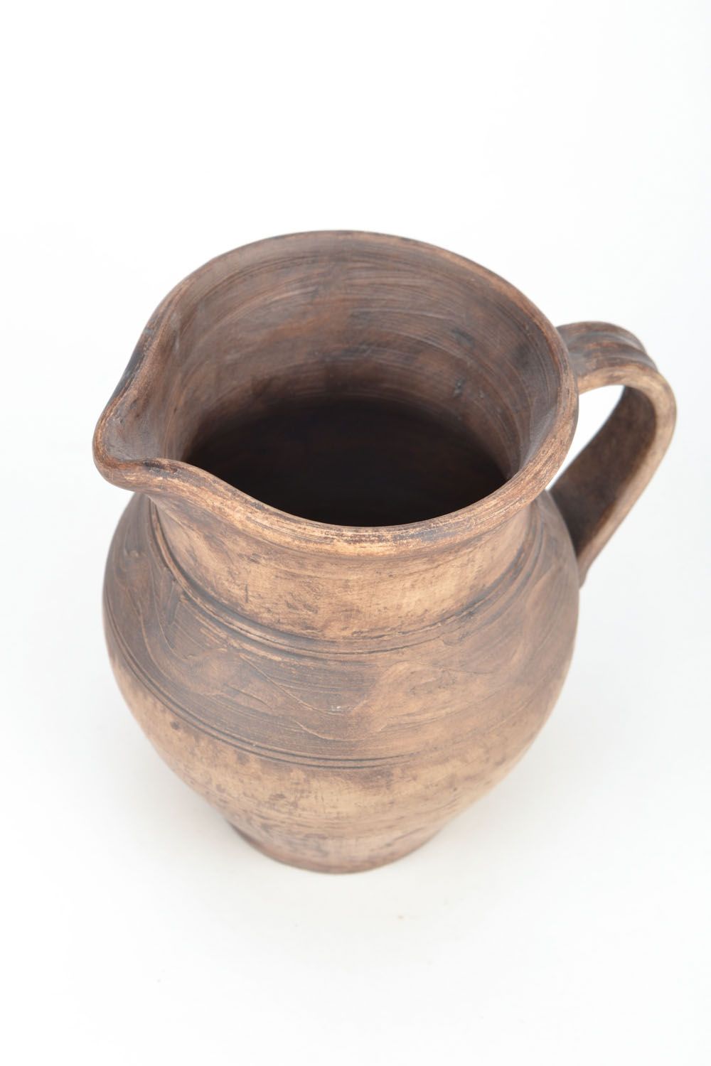 30 oz ceramic lead-free glazed milk pitcher in classic style 5,5 inches, 1 lb photo 3