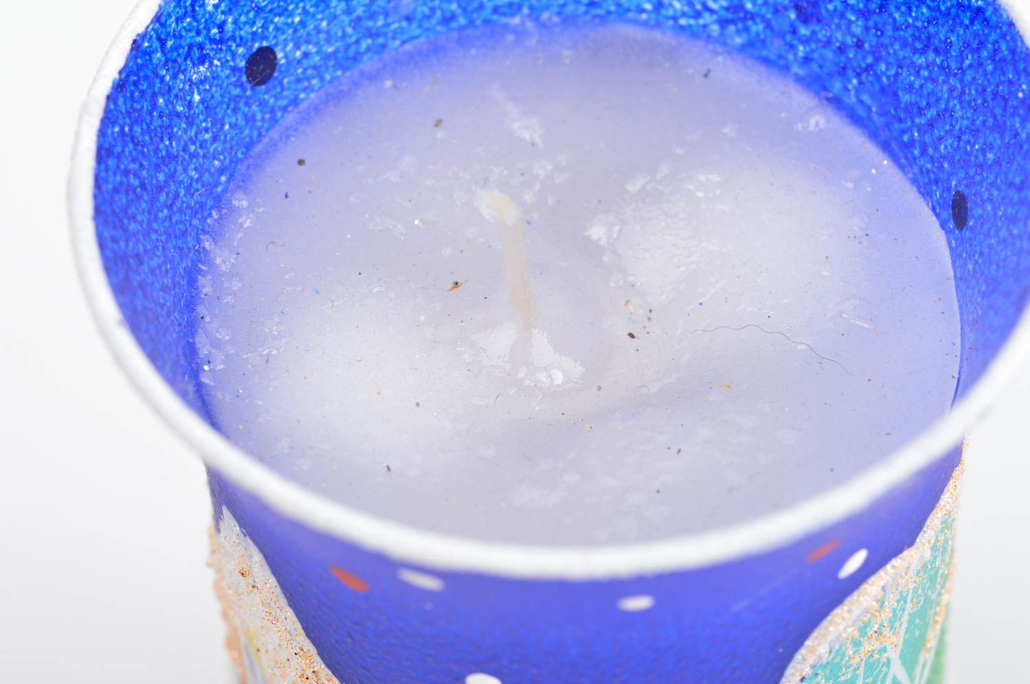 Bougie fait main aromatique Bougie en verre paraffine paysage hiver Déco maison photo 4