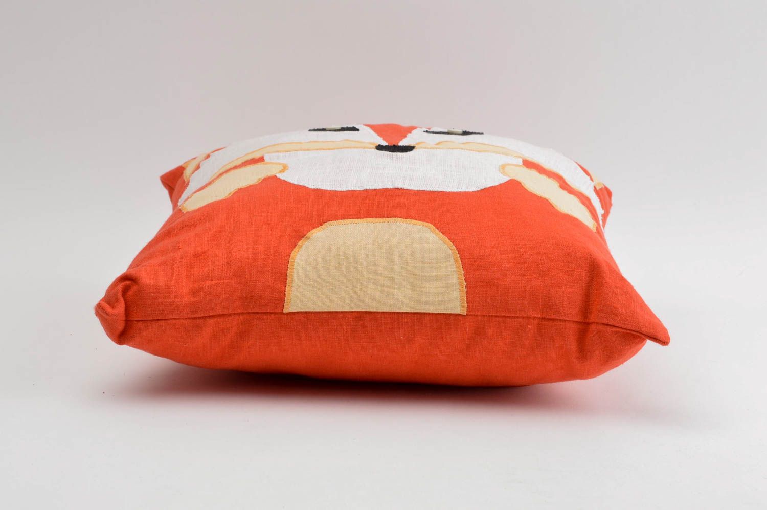 Диванная подушка ручной работы декоративная подушка лисичка подушка на диван фото 2