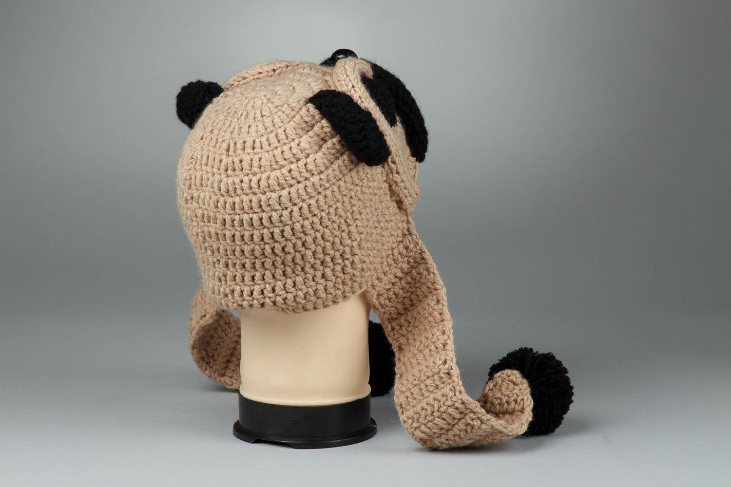 Knitted hat Pug photo 3
