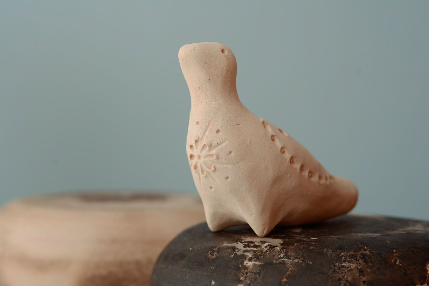 Ceramic whistle Bird photo 1