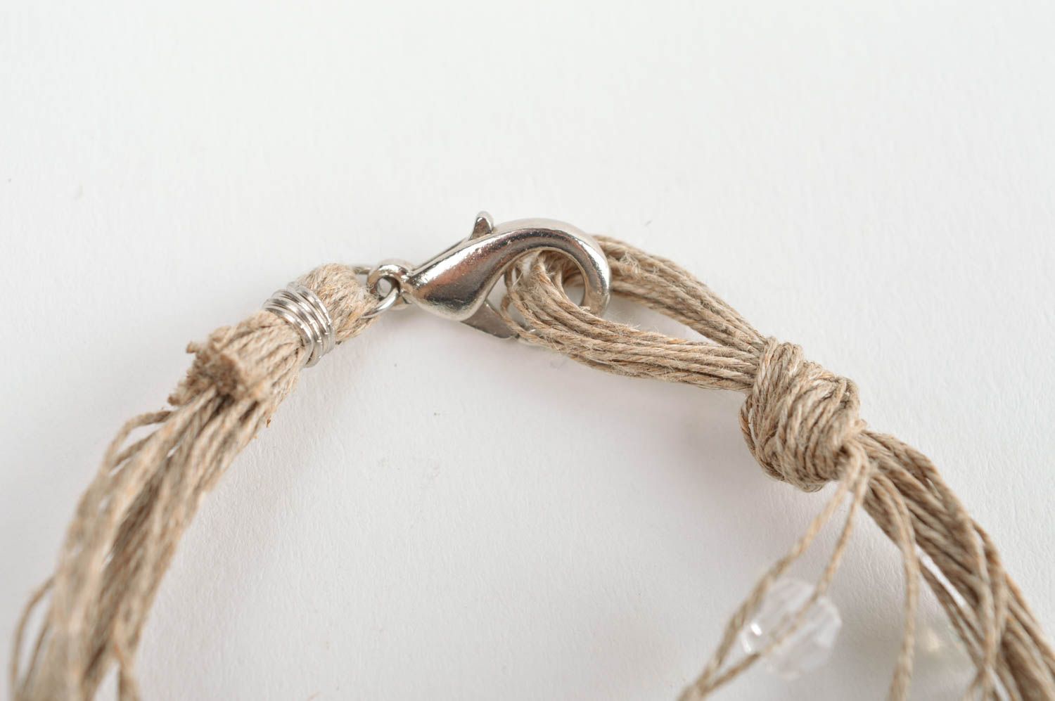 Handmade designer stylish bracelet cute textile bracelet tender jewelry photo 4