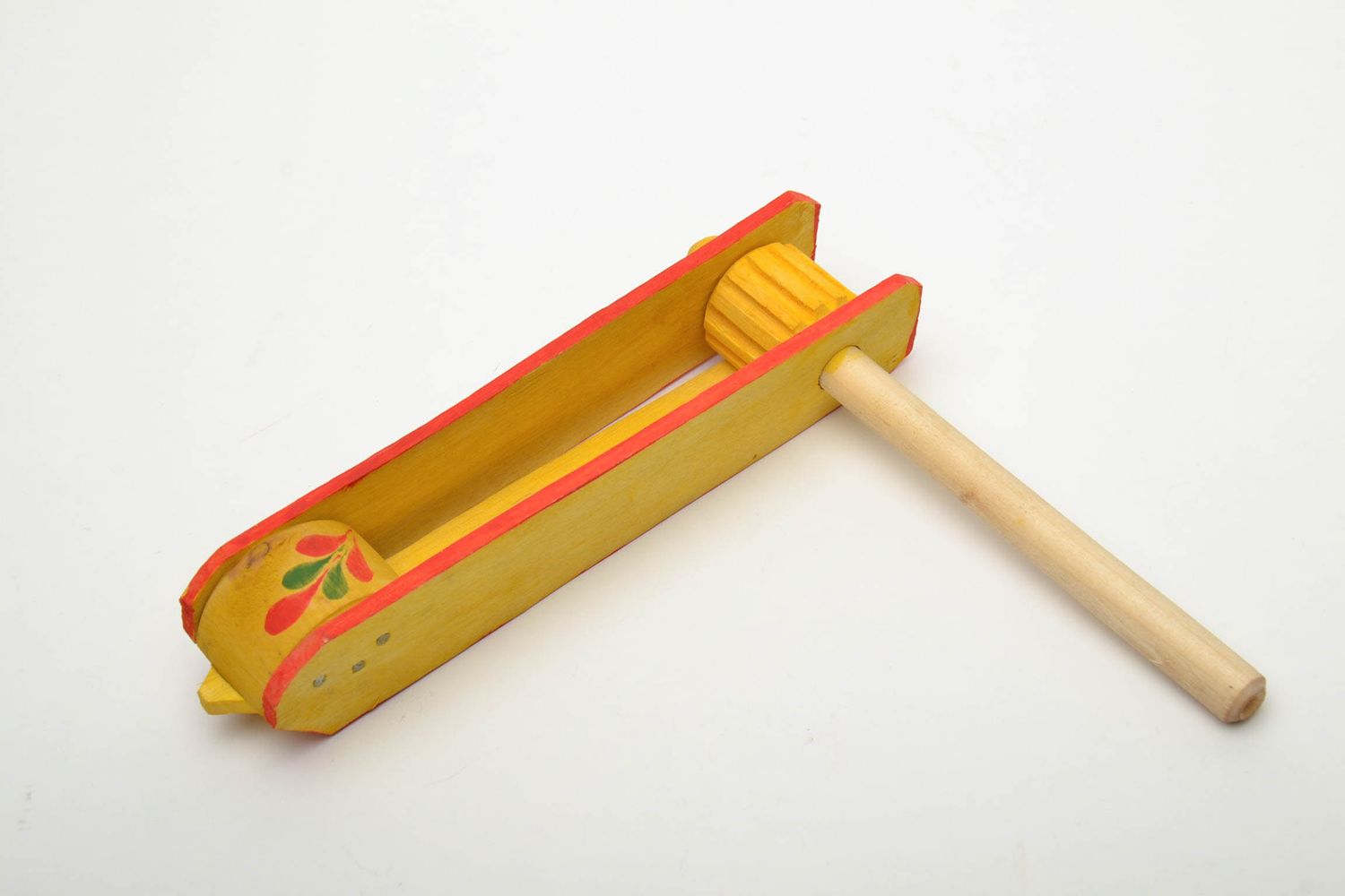 Homemade wooden toy in Ukrainian ethnic style photo 2