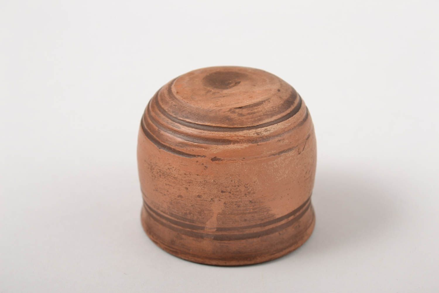 Schnapsglas keramik handgefertigt Geschirr aus Ton praktisch Pinnchen Schnaps foto 3