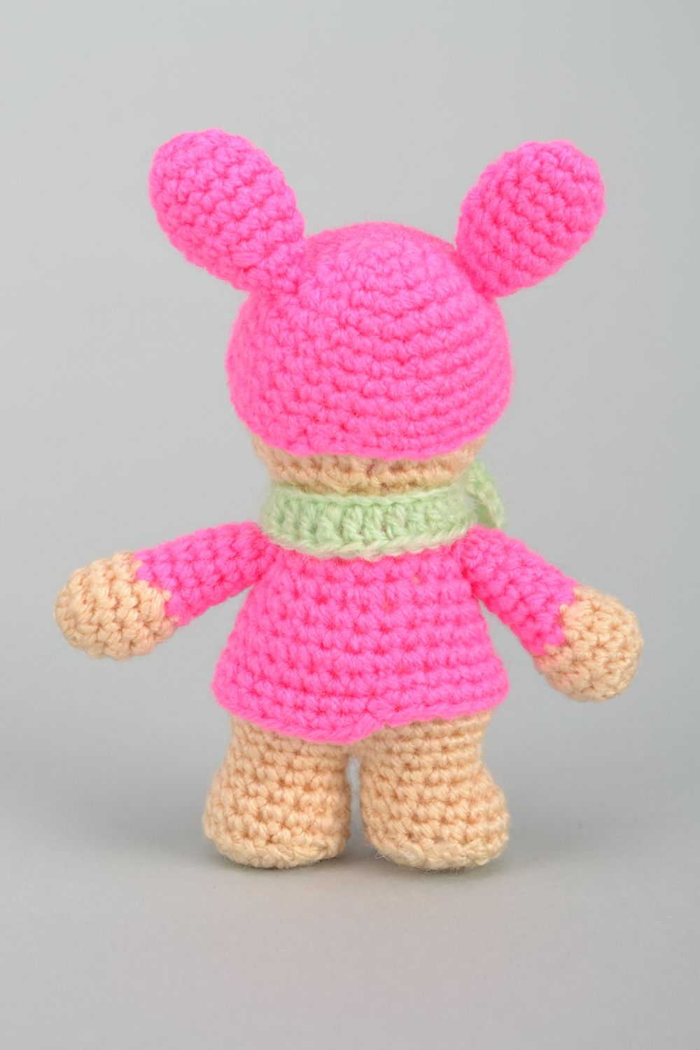 Soft crochet woolen toy doll photo 4