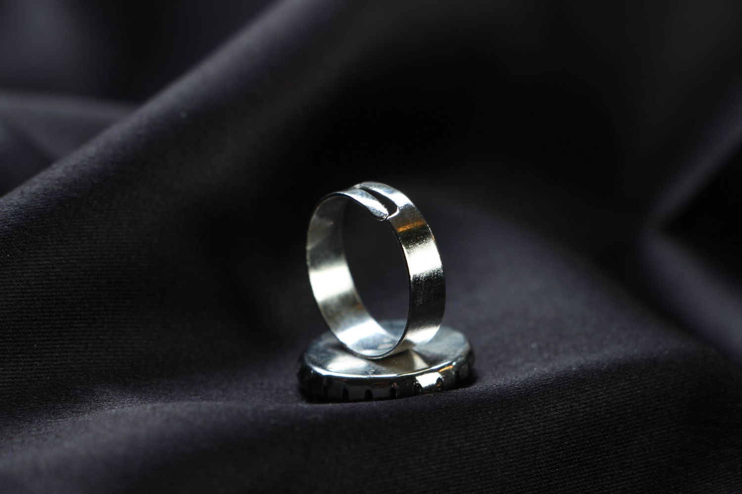 Steampunk Ring mit Uhrwerk foto 3