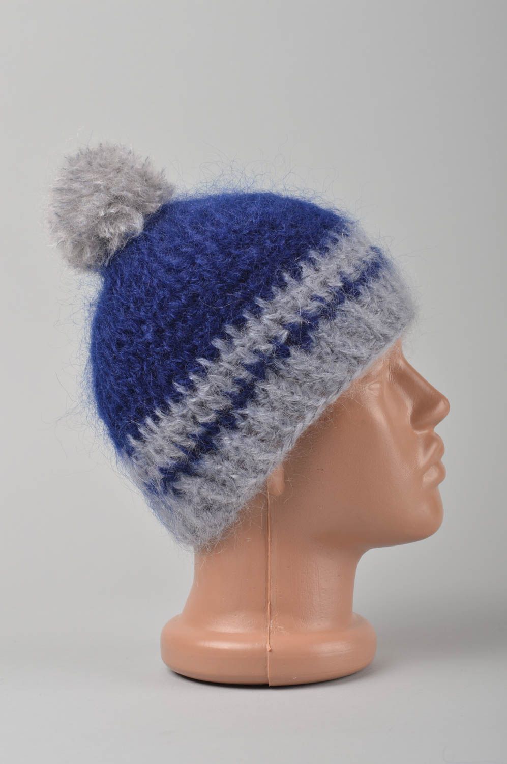 Handmade hat designer hat unusual gift crocheted hat winter hat wool hat photo 3