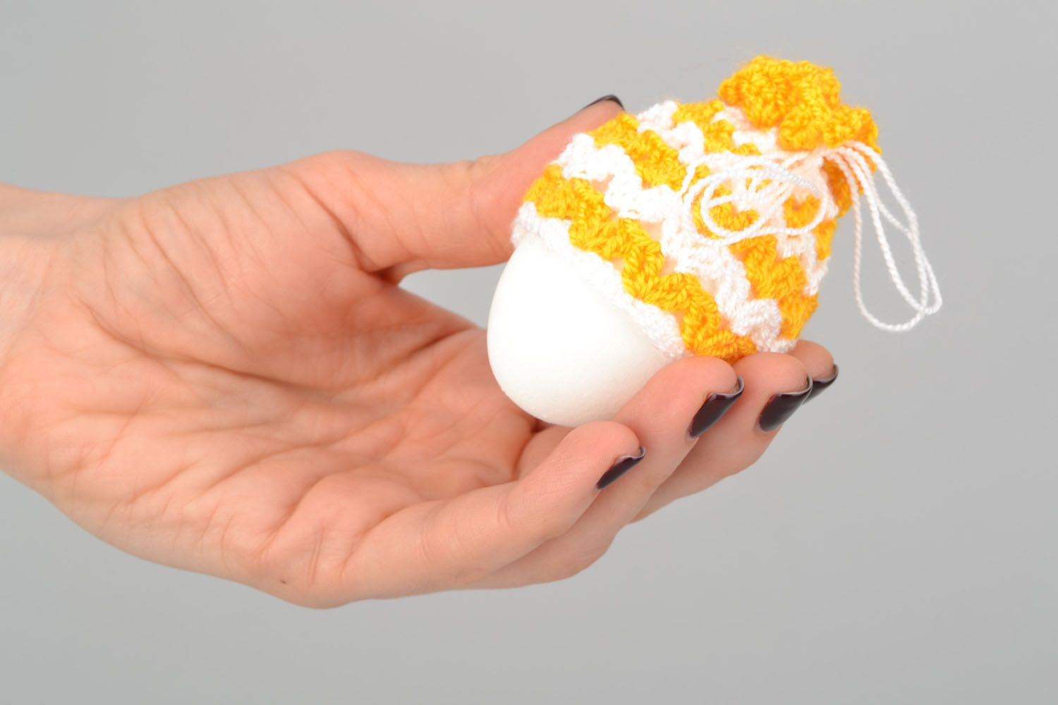 Couvre-œufs décoratif fait main photo 2